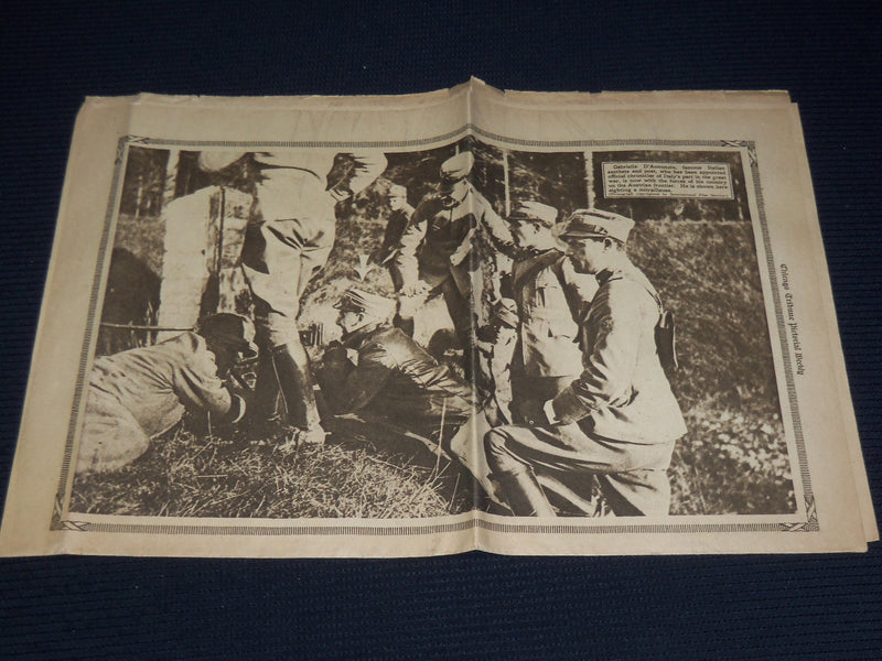 1915 NOVEMBER 14 CHICAGO SUNDAY TRIBUNE NEWSPAPER ROTO SECTION -VILLA WIFE- K 55