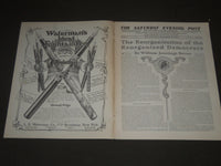 1904 DECEMBER 10 THE SATURDAY EVENING POST MAGAZINE - ILLUSTRATED COVER - SP 513