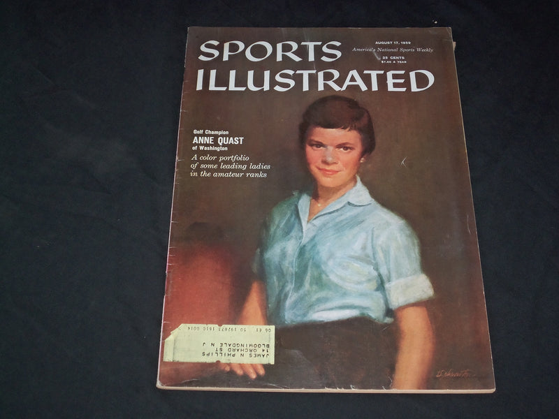 1959 AUGUST 17 SPORTS ILLUSTRATED MAGAZINE - ANNE QUAST - SP 8937