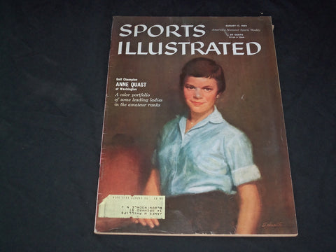 1959 AUGUST 17 SPORTS ILLUSTRATED MAGAZINE - ANNE QUAST - SP 8937
