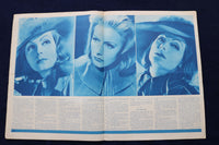 1934 MARCH 21 CINEMA ILLUSTRAZIONE MAGAZINE-MARLENE DIETRICH-GRETA GARBO-E 23877