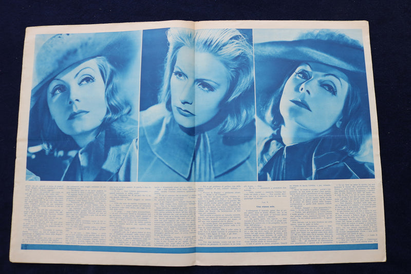 1934 MARCH 21 CINEMA ILLUSTRAZIONE MAGAZINE-MARLENE DIETRICH-GRETA GARBO-E 23877