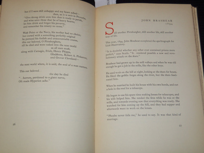 1935 PITTSBURGH MEMORANDA BOOK SIGNED BY HANIEL LONG - LIMITED - KD 4583H