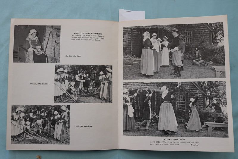 1958 PLYMOUTH MASSACHUSETTS IN PICTURES SOFTCOVER BOOK - K 3423