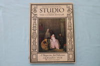 1928 JANUARY INTERNATIONAL STUDIO MAGAZINE -A BEAUTIFUL PAINTING COVER - E 26534