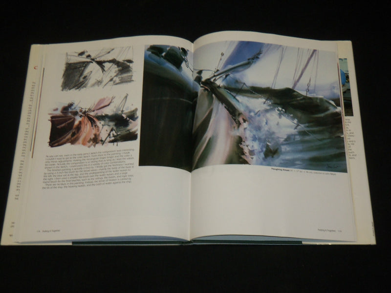 1987 CAPTURING MOTION IN WATERCOLOR HARDCOVER BOOK BY DOUGLAS LEW - I 1881
