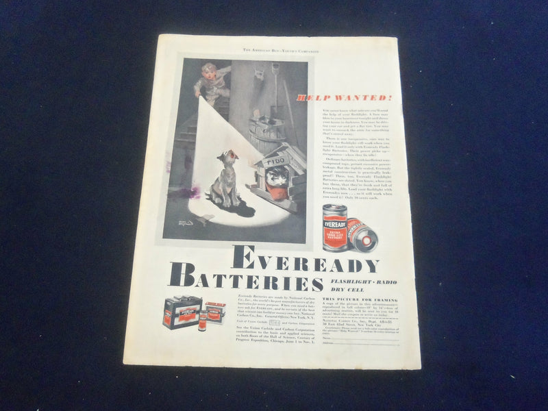 1933 JUNE AMERICAN BOY MAGAZINE - THE TIME ELEMENT - ST 7076