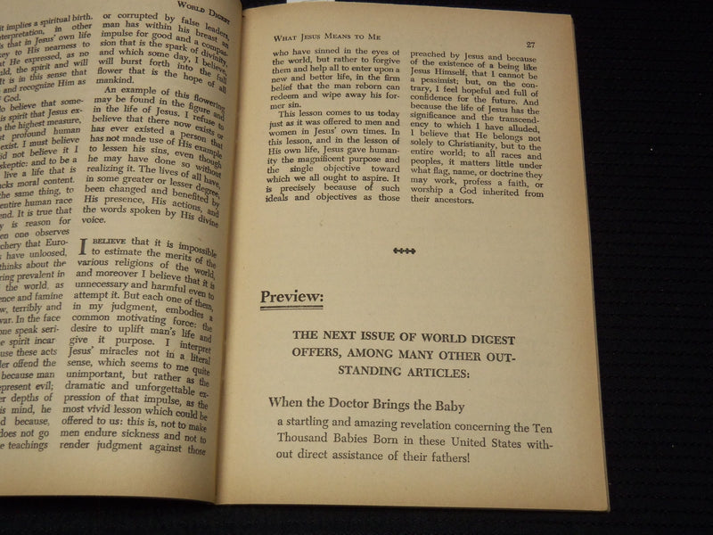 1941 JULY WORLD DIGEST MAGAZINE - MAHATMA GANDHI - ROOSEVELT - K 1077