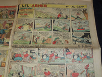 1939 OCTOBER 22 & 29 MINNEAPOLIS STAR JOURNAL COLOR COMICS LOT OF 2 - NP 2151X