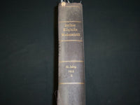 1913 JUL-DEC BERLINER KLINISCHE WOCHENSCHRIFT MAGAZINE BOUND VOLUME - R 490