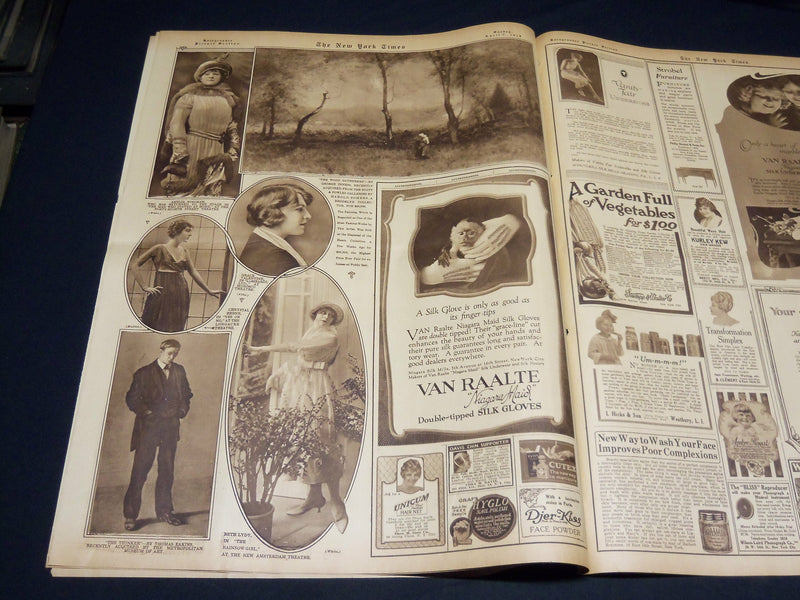 1918 APRIL 7 NEW YORK TIMES PICTURE SECTION - THIRD LIBERTY LOAN - NT 8827