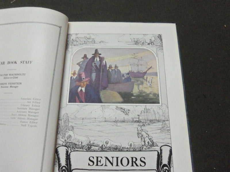 1926 HASBROUCK HEIGHTS HIGH SCHOOL YEARBOOK - SILVER BLUE EDITION NJ - YB 620