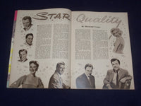 1956 JULY FILM REVIEW MAGAZINE - CYD CHARISSE - ROCK HUDSON - J 9683