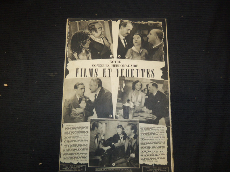 1945 JUNE 15 CINE REVUE FRENCH MAGAZINE - GARY COOPER & LEEDS - E 24723