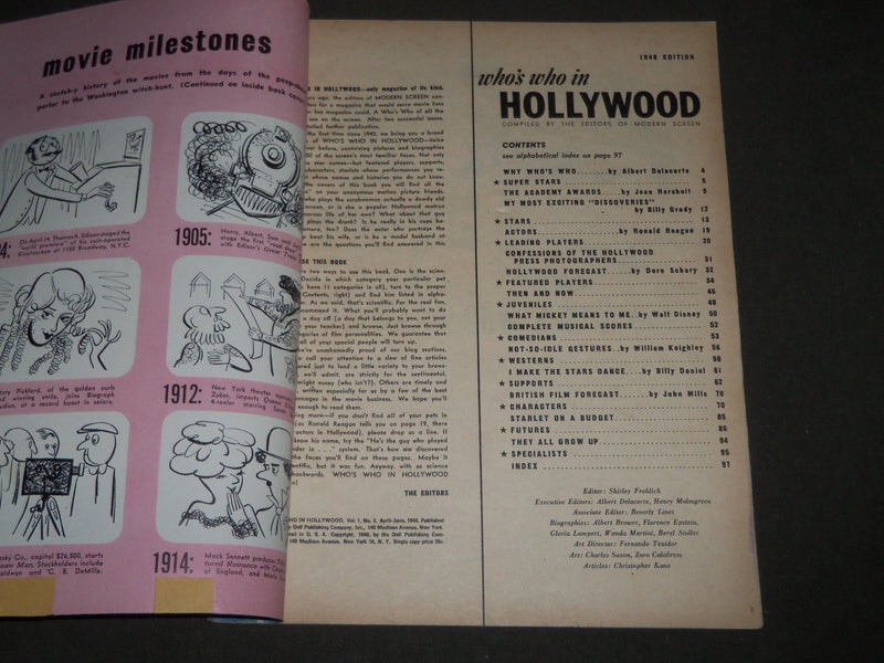 1948 APRIL-JUNE WHO'S WHO IN HOLLYWOOD MOVIE MAGAZINE - RITA HAYWORTH - M 166