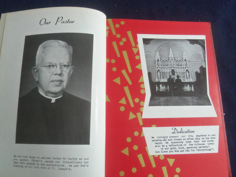 1964 REFLECTIONS SAINT JOSEPH ACADEMY YEARBOOK - MASSACHUSETTS - YB 2863