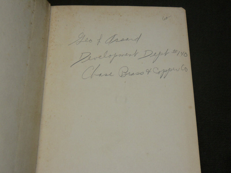 1941 CHASE ELECTRICAL HANDBOOK - MECHANICAL & ELECTRICAL DATA - KD 6097