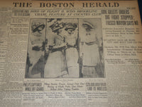 1910 JUNE 16 THE BOSTON HERALD - BIRD OF FLIGHT II WINS BROOKLINE CHASE - BH 352