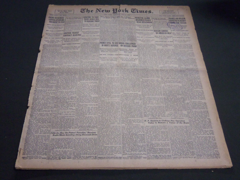 1922 MAY 6 NEW YORK TIMES - WORK BEGINS TODAY ON YANKEE STADIUM - NT 6936