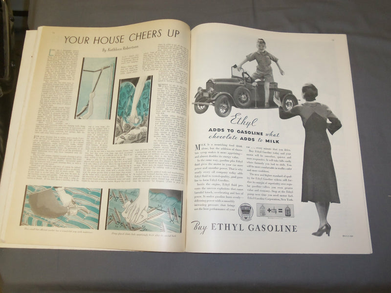 1932 SEPTEMBER MCCALL'S MAGAZINE - NICE ILLUSTRATED COVER - B 6358