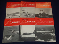 1965-1970 AIR BRITAIN DIGEST MAGAZINES PUBLISHED IN ENGLAND LOT OF 17 - O 2491