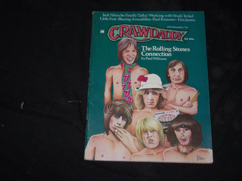 1974 NOVEMBER CRAWDADDY MAGAZINE - THE ROLLING STONES COVER - B 118
