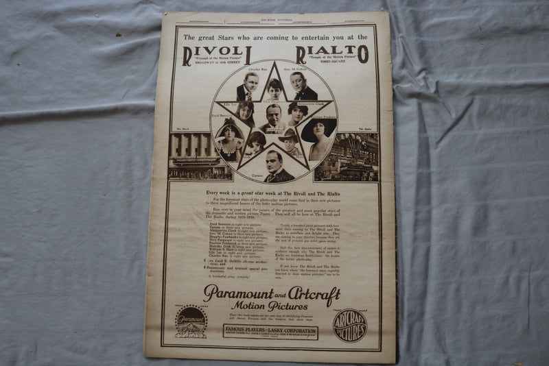1918 OCT 10 MID-WEEK PICTORIAL MAGAZINE SECTION - PARADE OF 5TH AVENUE - NP 9240