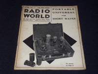 1933 JUNE 10 RADIO WORLD MAGAZINE NICE ELECTRONICS COVERS & ADS - E 2810