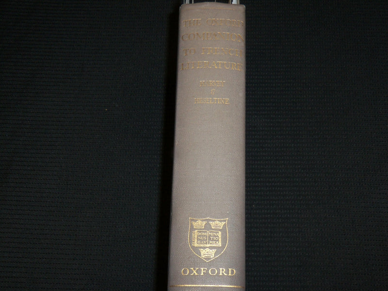 1959 THE OXFORD COMPANION TO FRENCH LITERATURE HARDCOVER BOOK - KD 7415