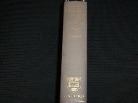 1959 THE OXFORD COMPANION TO FRENCH LITERATURE HARDCOVER BOOK - KD 7415