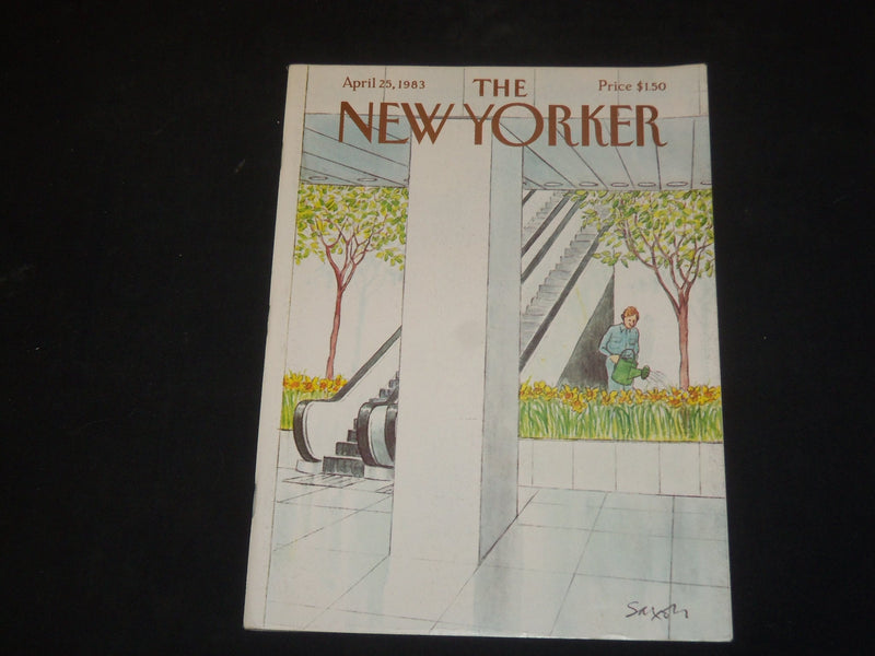 1983 APRIL 25 THE NEW YORKER MAGAZINE - ILLUSTRATED COVER - NY 1266
