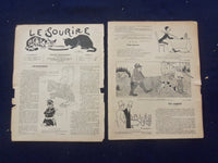 1908 DEC 5 LE SOURIRE MAGAZINE - ILLUSTRATED COMEDY - FRENCH TEXT - SP 4867S