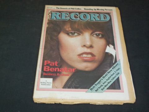 1983 MARCH RECORD MAGAZINE - PAT BENATAR - SP 7695