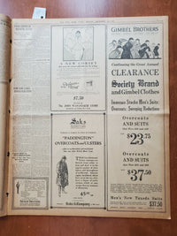 1921 DEC 30 NEW YORK TIMES NEWSPAPER - 3 MORE DIE OF BOOTLEG POISON - NT 8044
