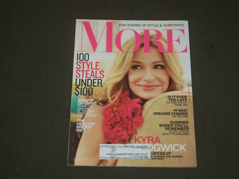 2010 JULY/AUGUST MORE MAGAZINE - KYRA SEDGEWICK COVER - B 2308
