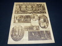 1918 JUNE 23 NY TIMES PICTURE SECTION - BARNARD COLLEGE FARMERETTES - NT 8821