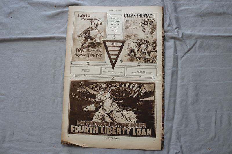 1918 OCT 3 MID-WEEK PICTORIAL MAGAZINE SECTION - THE VALLEY OF EL LEJA - NP 9239