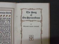 1906 THE SONG OF OUR SYRIAN GUEST BOOKLET W/ CASE WILLIAM ALLEN KNIGHT - J 5727