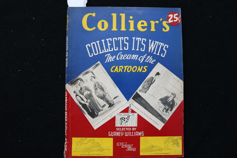 1945 COLLIER'S COLLECTS ITS WITS - CREAM OF THE CARTOONS SOFTCOVER BOOK - K 2871