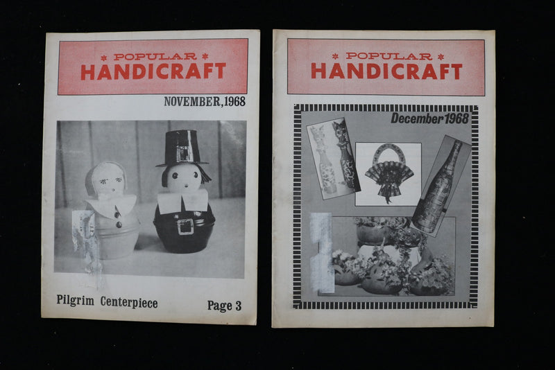 1967-1968 POPULAR HANDICRAFT MAGAZINE - LOT OF 8 - O 3799
