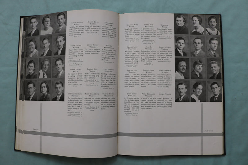 1935 THE RECHAUFFE EASTON HIGH SCHOOL YEARBOOK - EASTON, PENNSYLVANIA - YB 3553
