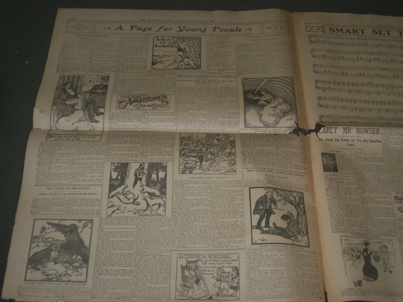1905 OCT 22 SUNDAY BOSTON GLOBE SUPPLEMENT PART 2 - COLOR COMICS - NP 2767