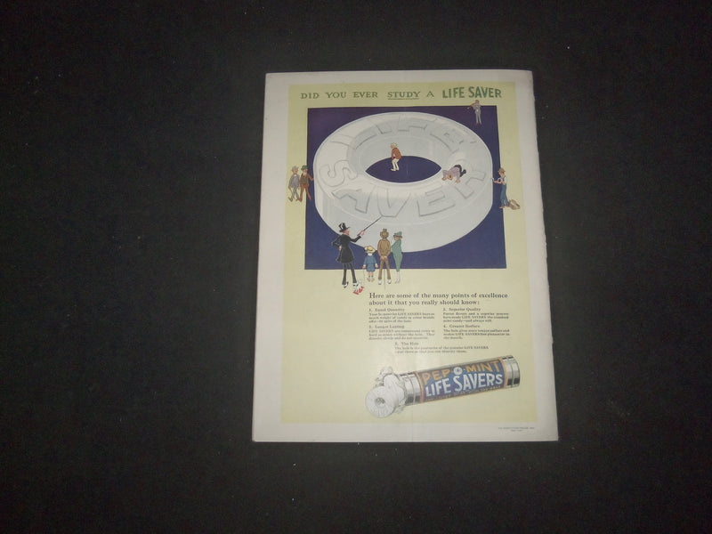 1921 AUGUST 11 LIFE MAGAZINE - THE DAY AFTER THE CIRCUS - L 772A