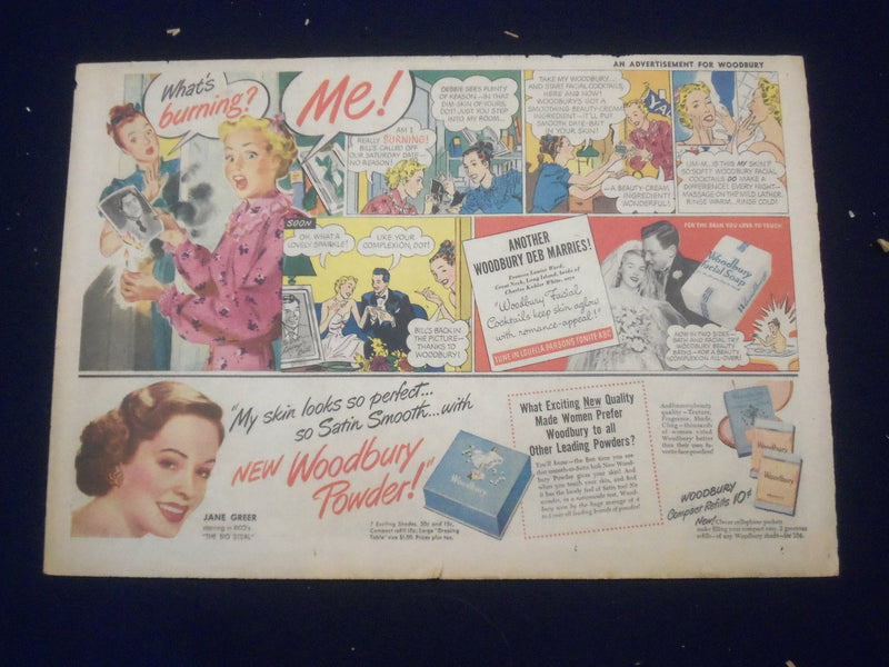 1930'S-1950'S MOVIE STAR COLOR COMICS ADS - LOT OF 5 - NP 5259
