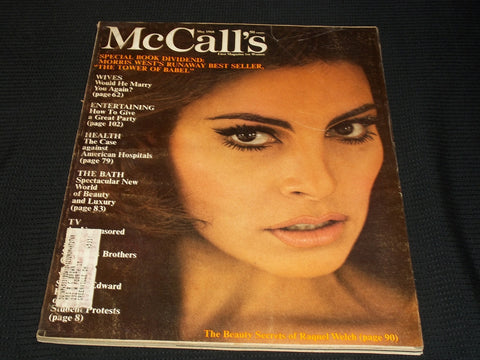 1968 MAY MCCALL'S MAGAZINE - RAQUEL WELCH FRONT COVER - E 1163