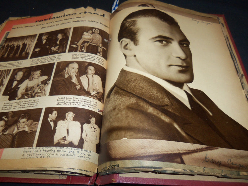 HUGE MOVIE STAR SCRAPBOOK - LOADED - BARRYMORE - COOPER - 11A