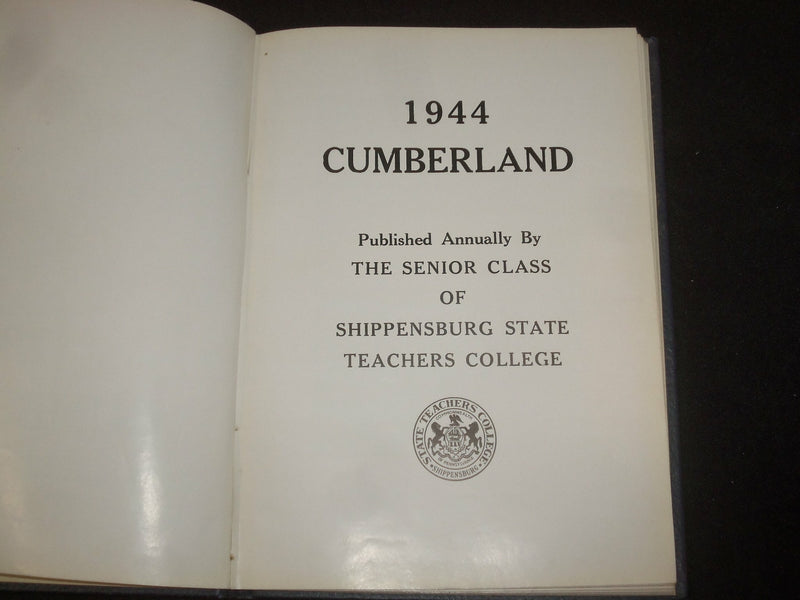 1944 CUMBERLAND SHIPPENSBURG TEACHERS COLLEGE YEARBOOK-SHIPPENSBURG, PA- YB 1959