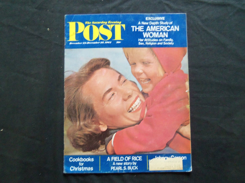 1962 DEC 22-29 THE SATURDAY EVENING POST MAGAZINE - THE AMERICAN WOMAN - SP 2390