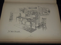 1892 ARCHITECTURAL COMPOSITIONS VOLUME BY HENRY P. KIRBY - 50 PLATES - Z 281
