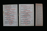 1949 VAUDEVILLE THEATRE PROGRAM - LONDON - LOT OF 2 - K 1901